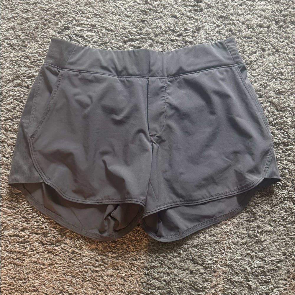 Athleta Women's Charcoal/Purple Athletic Shorts